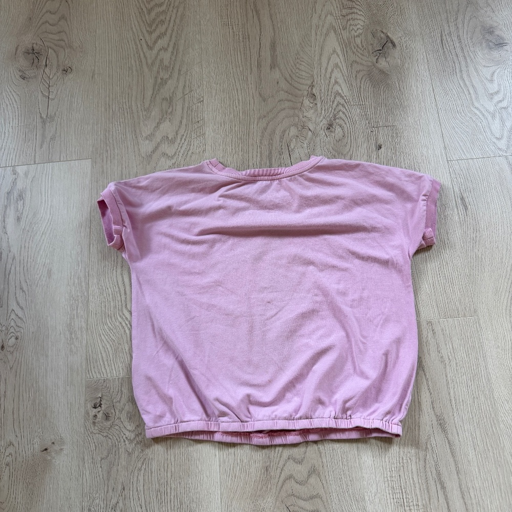 Moschino Kids Girls Pink Teddy Bear  Logo T-shirt Sz. 12 - Picture 6 of 6